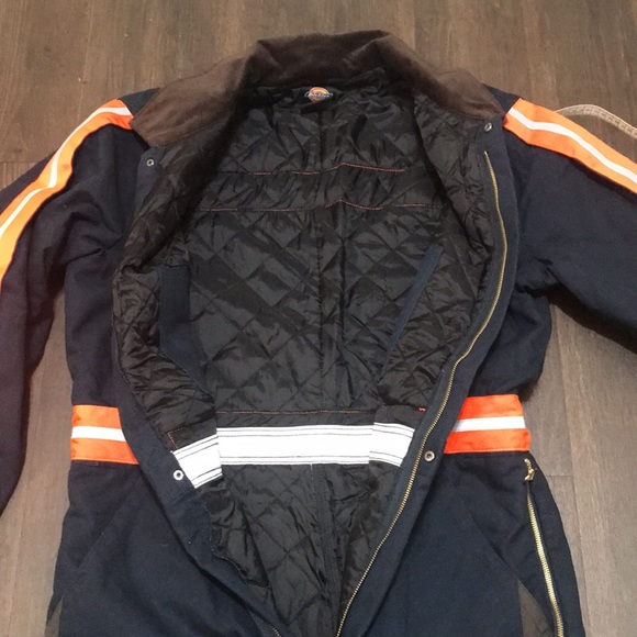 Dickies Heavy Duty Winter Coveralls Navy blue size large - Picture 9 of 14